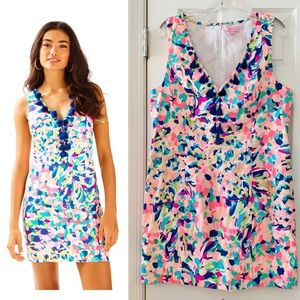 Lilly Pulitzer Cabrey Pina Colada Club shift dress